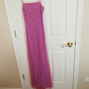 BCBG Max Azria Pink and Lavender Dress Size 0
